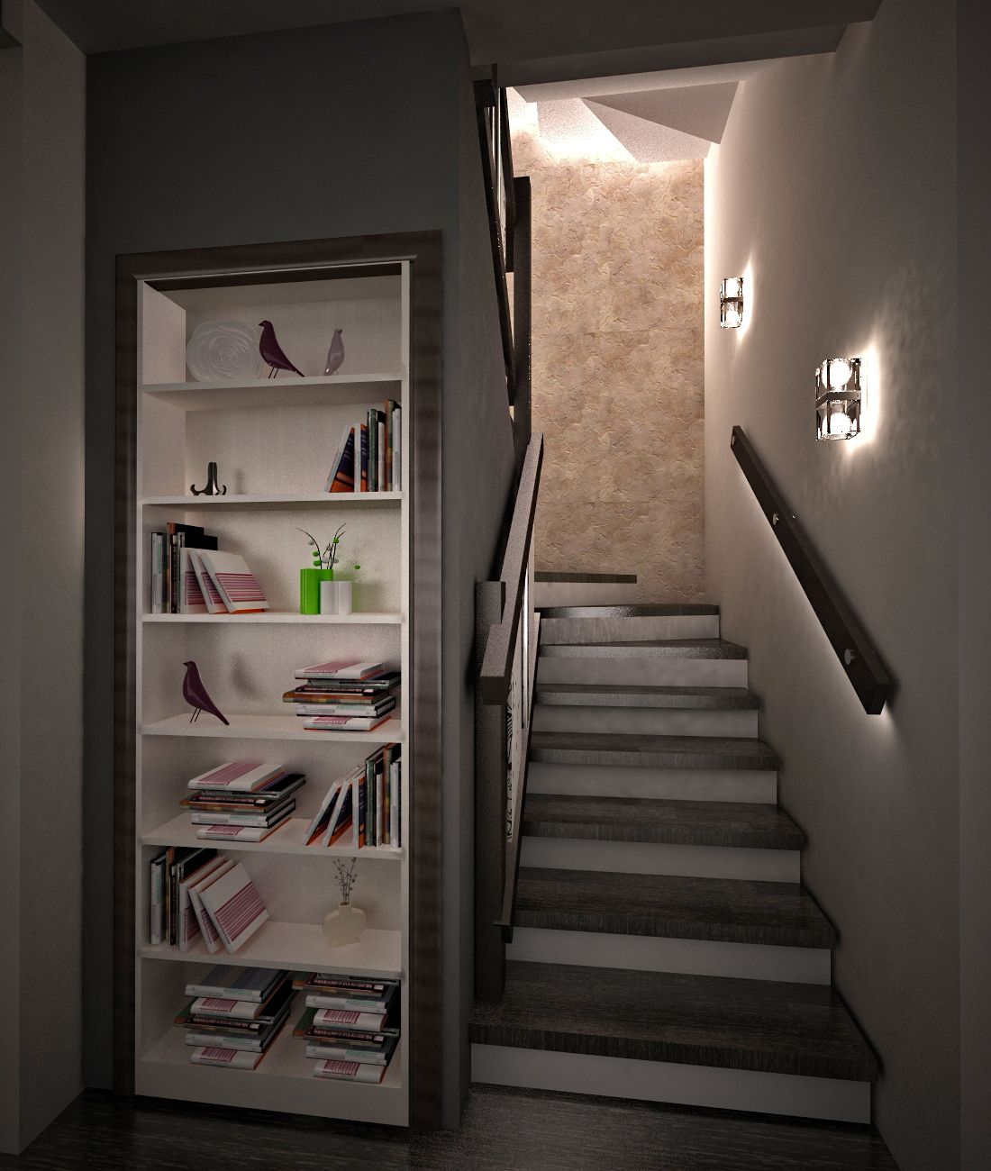 дизайн коридора в частном доме