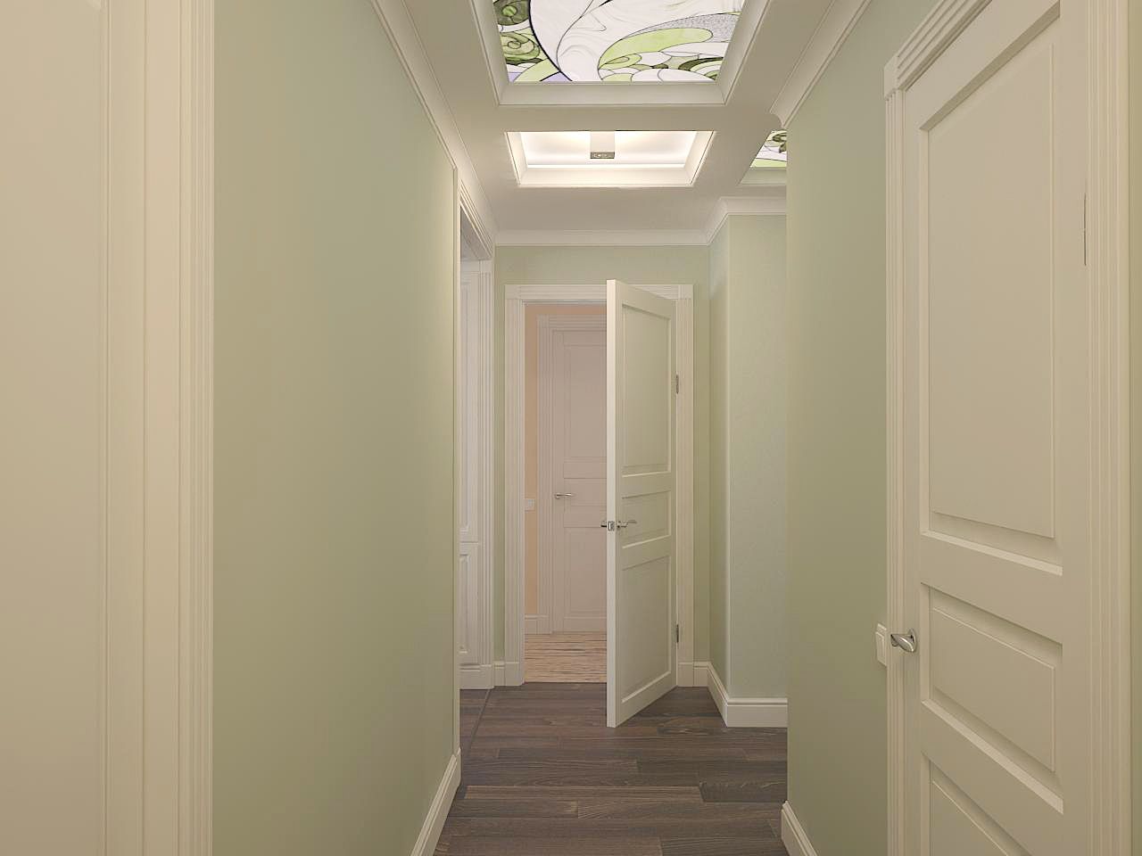 дизайн коридора в современном стиле по Малиновского