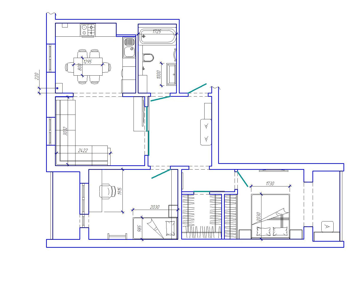 дизайн Интерьер Киев Современная классика планировка квартиры, план расположения мебели