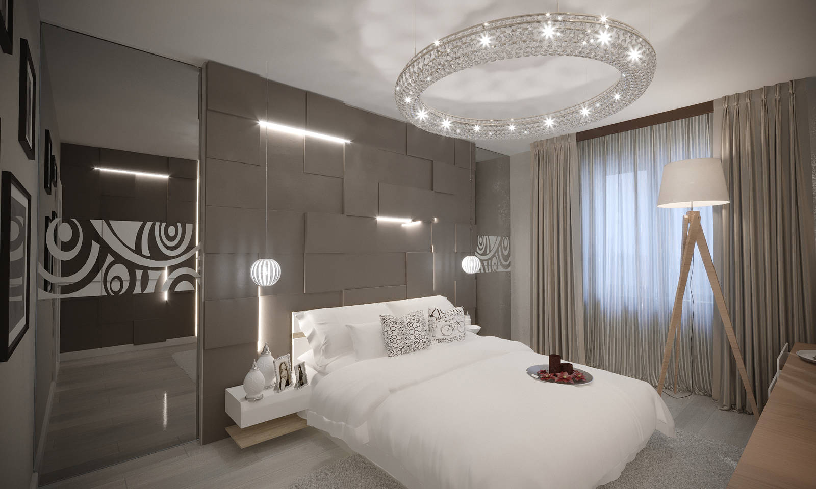 Дизайн спальни киев современній стиль скандинавский идеи новые