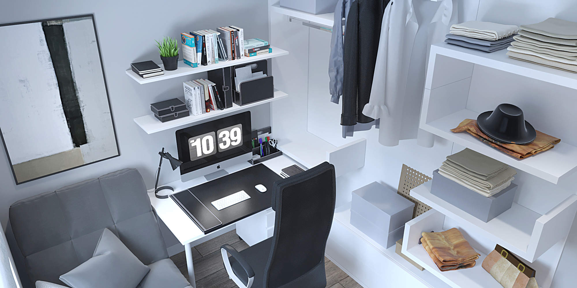 дизайн кабинета в современном стиле